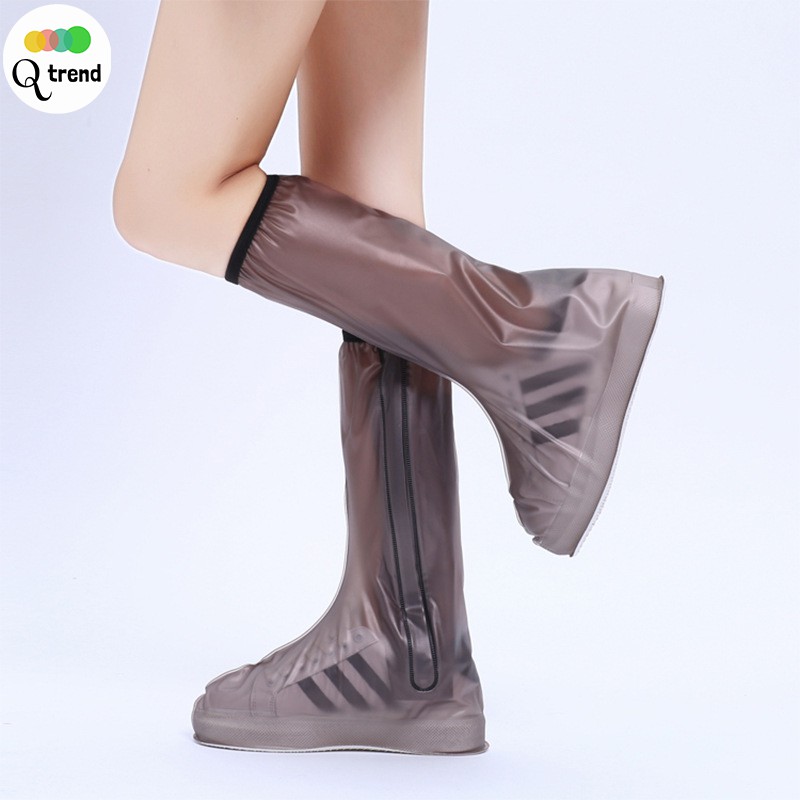 ภาพหน้าปกสินค้าWaterproof ถุงคลุมรองเท้าข้อยาว รองเท้ากันน้ำกันฝน รุ่น A90 จากร้าน q_trend บน Shopee