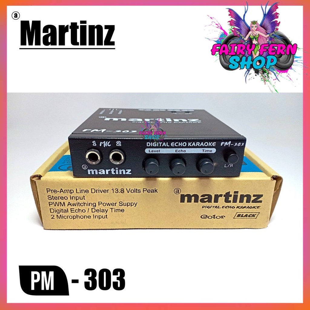martinz-pm303-mic-karaoke-ปรีไมค์-pm-303-เสียงดี-ราคาถูก-ปรีปรับเสียง-ปรีแอมป์ติดรถยนต์-ปรีแอมป์-เครื่องเสียงรถยนต์