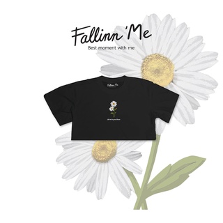 FallinnMe เสื้อยืดแขนสั้น Daisy Crop