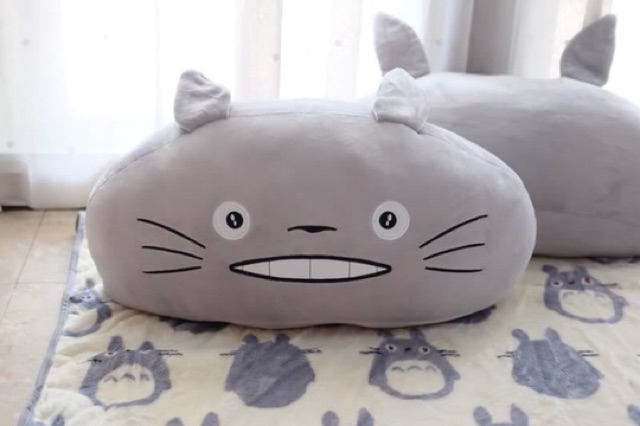 แจกส่วนลด-100-พิมพ์โค้ด-newaiib-หมอนผ้าห่มแบบหน้า-totoro-ทรงถั่ว