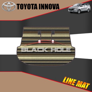 Toyota Innova ปี 2016 - ปีปัจจุบัน Blackhole Trap Line Mat Edge (Trunk ที่เก็บสัมภาระท้ายรถ)