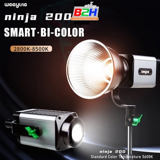 Weeylite Ninja 200 60W COB Bi-สี COB แสงต่อเนื่อง,LED สำหรับถ่ายภาพสตูดิโอวิดีโอ