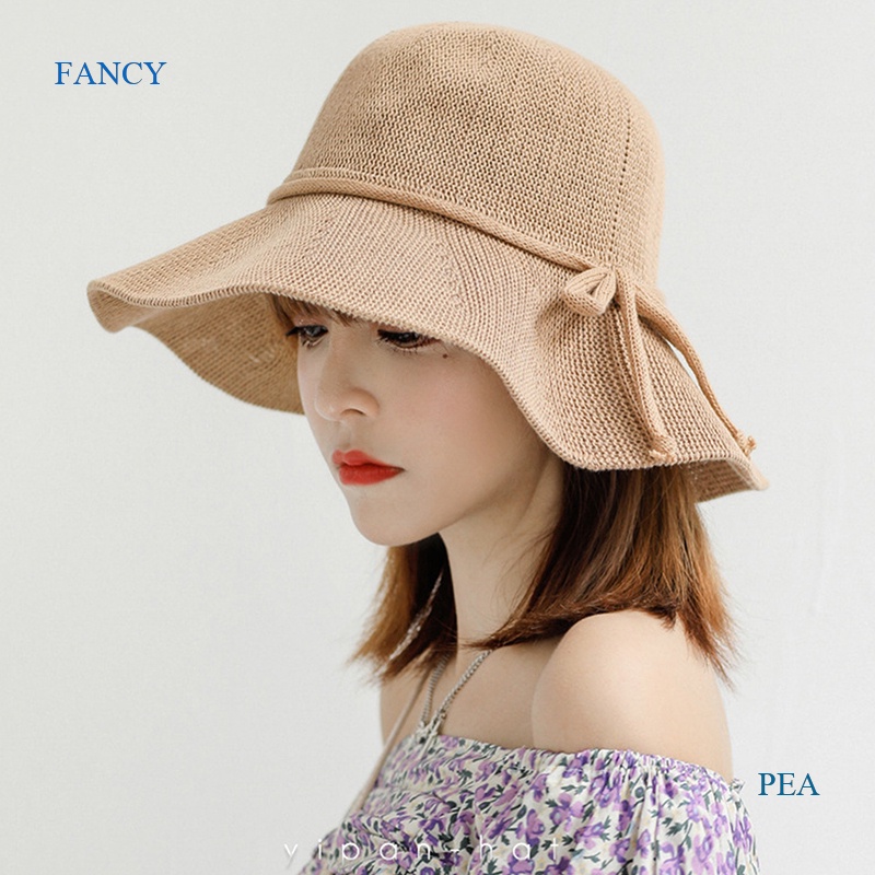 fancy-ใหม่-หมวกบักเก็ต-กันแดด-สไตล์เกาหลี-สําหรับผู้หญิง
