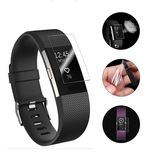 ฟิล์มกันรอยขีดข่วนสำหรับ-fitbit-charge-2-band-screen-protector