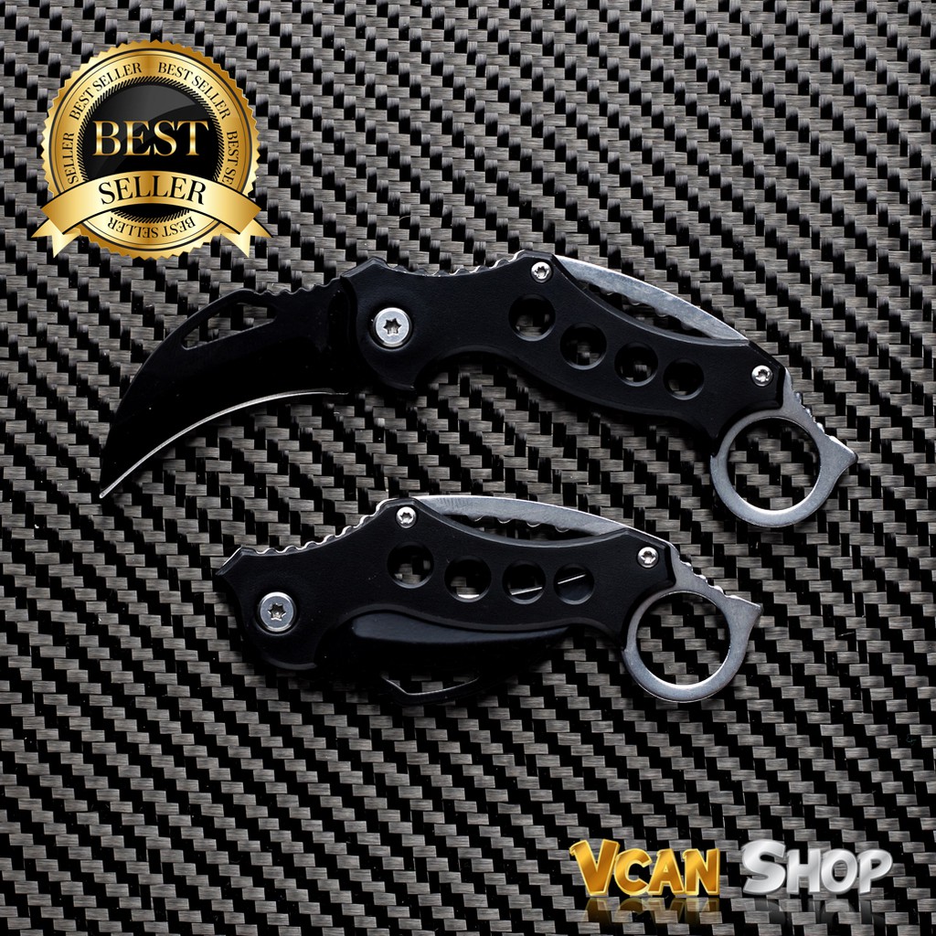 ภาพหน้าปกสินค้าJHBBIN Karambit Knife มีดพก ขนาดเล็ก