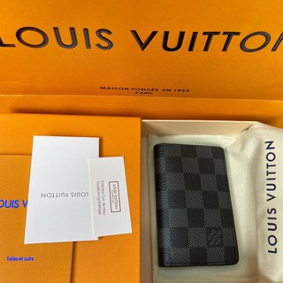 Louisvuitton pocketorganizer Grade ซับด้านในหนังเเท้100%  อุปกรณ์ box set