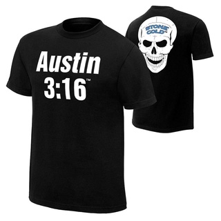 เสื้อยืด มวยปล้ำ Stone Cold Steve Austin 3:16 Retro T-Shirt