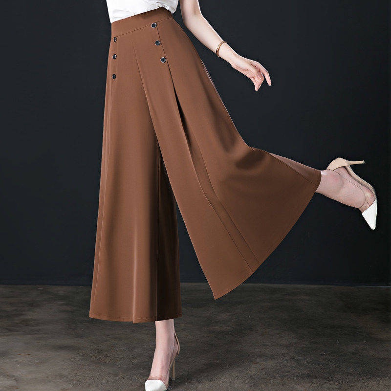 กางเกงเอวสูงสาวอวบ-กางเกงขากระบอกผู้หญิง-กางเกงเอวสูง-กางเกงผ้าฮานาโกะ-กางเกงขายาว-ขาเด็ก-2022-ฤดูใบไม้ผลิใหม่และฤดูร้