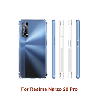 ส่งจากไทย เคส Realme Narzo 20 Pro แบบนิ่ม TPU ใส เสริมขอบ และ มุมกันกระแทก พร้อมส่ง เรียลมี ฟิล์มกันรอย ฟิล์มมือถือ