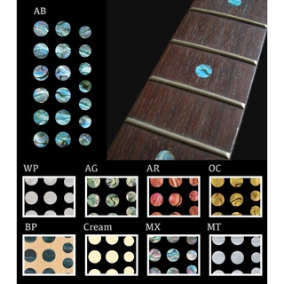 1/4" (6.35 mm) + 5/16" (8 mm) Dot Fret Markers