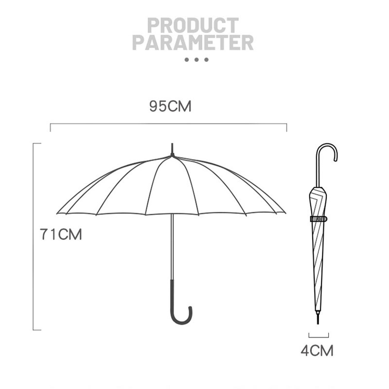 ร่ม-ร่มยาว-ร่มสีลูกกวาด-ร่มกันฝน-ร่มแฟชั่น-คละสี-511