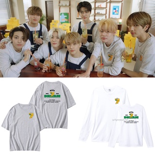 NCT DREAM Cafe 7 DREAM T-shirt Short Sleeve Long Sleeved Shirt Mark Jaemin Jeno Hot Sauce Glitch Mode Album Top Baju