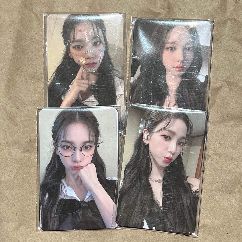 ของแท้-พร้อมส่ง-aespa-the-2nd-mini-album-girls-photocard-pack-event-karina-giselle-winter-ningning