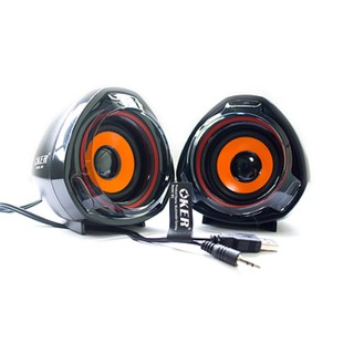 สินค้า OKER ลำโพงคอม M3 Speaker  - Black