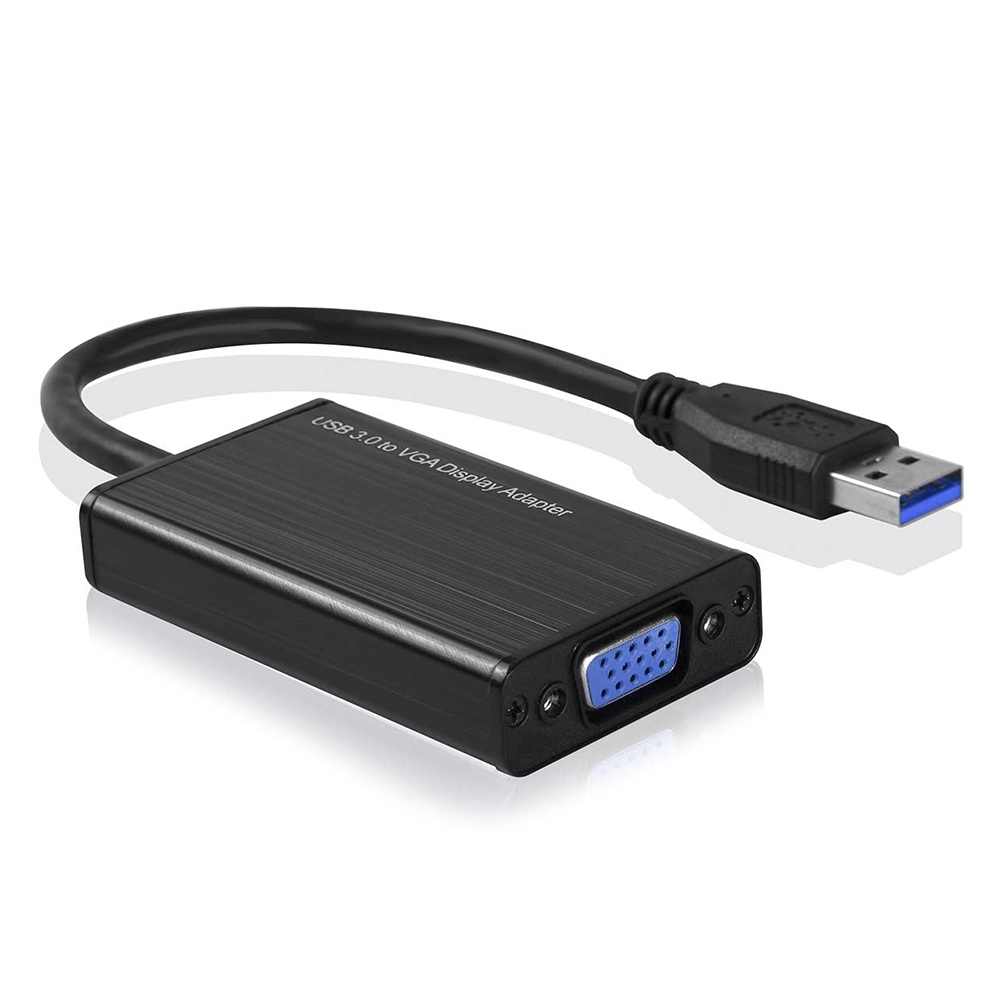USB 3.0 to VGA Display Adapter Multi Monitor Converter Cable External