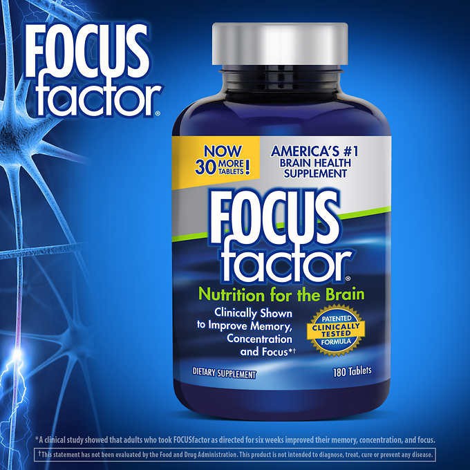 ภาพหน้าปกสินค้าFocus factor 180 เม็ด Exp.08/2025 Nutrition For the Brain บำรุงสมองเพิ่มความจำสมาธิ จากร้าน youtheryshop บน Shopee