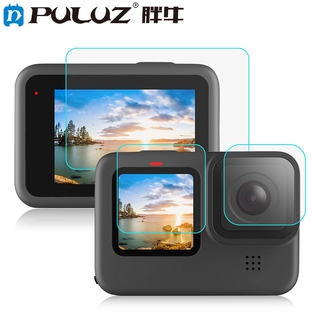 Puluz ฟิล์มกระจกนิรภัยหน้าจอ Lcd สําหรับ Gopro Hero9