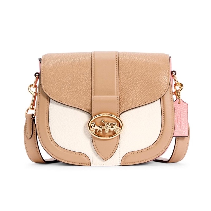 Coach Saddle Bag in colorblock Shopee Thailand