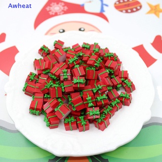 Awheat ใหม่ กล่องของขวัญคริสต์มาสจิ๋ว สเกล 1/12 สําหรับตกแต่งบ้านตุ๊กตา 5 ชิ้น