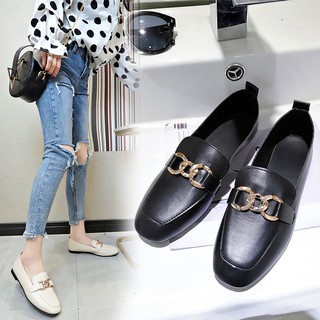 Casual Flat Shoes Slip-ons รองเท้าผู้หญิง รองเท้าแฟชั่น K55