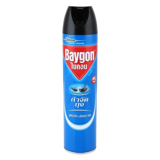 สเปรย์กำจัดยุง BAYGON เหลือง 600 มล. สเปรย์กำจัดยุง BAYGON เหลือง 600ML ป้องกันและกำจัดเมลงบิน เช่น ยุง แมลงวัน สูตรกำจั