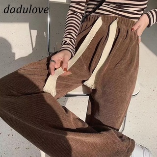 DaDulove💕 New American Ins Casual Pants High Waist Loose Sports Pants Drawstring Niche Wide Leg Pants