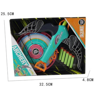ภาพขนาดย่อของภาพหน้าปกสินค้าของเล่นธนูเนิร์ฟ เด็กเล่น พร้อมกระสุนโฟม 5 ลูก-กระดานเป้ายิง สีสันสดใส จากร้าน firstbuy_ple บน Shopee ภาพที่ 5