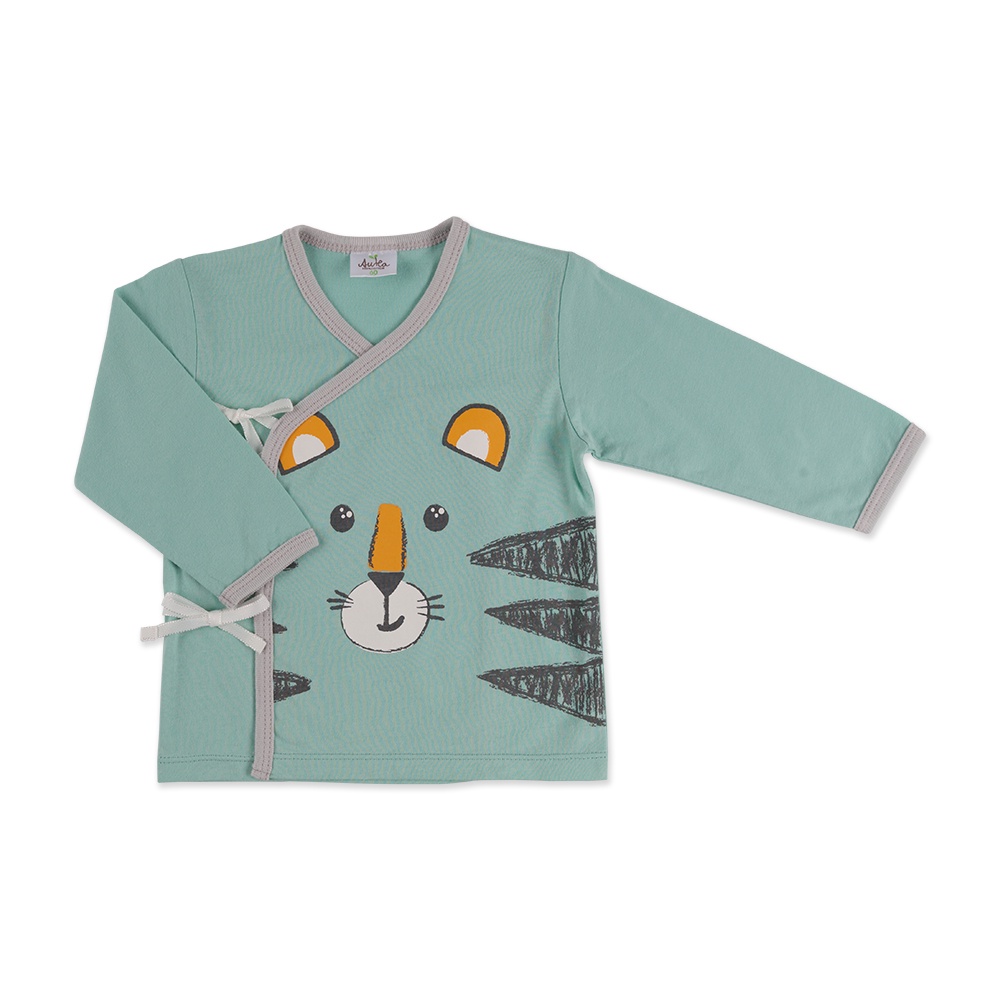 auka-เสื้อป้ายแขนยาวผูกข้างหน้าเด็กอ่อน-collection-auka-roar