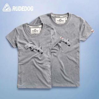Rudedog เสื้อยืด รุ่น Big 2019 สีเทา