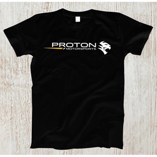 เสื้อยืดผ้าฝ้าย พิมพ์ลาย Proton Motorsport NB321GRE11975 สําหรับผู้ชาย