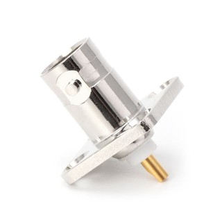 BNC Female Jack With 4 Holes Flange Panel Chassis Mount Coaxial Solder Connector