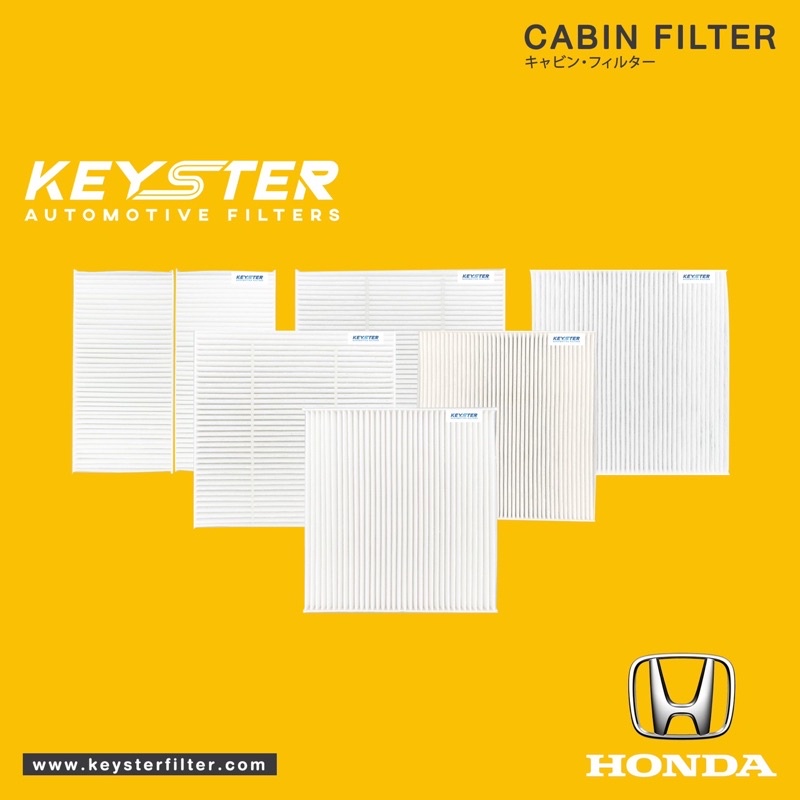 key-ster-ไส้กรองแอร์-honda-รวมรุ่นรถ-คุณภาพสูงเกรด-oem-ราคาขายส่ง