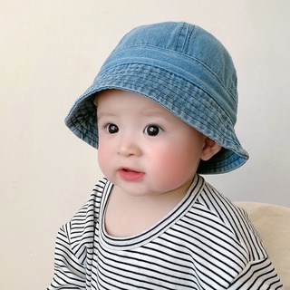 หมวกคาวบอย แบบเรียบ สไตล์เกาหลี สําหรับเด็กผู้ชาย และเด็กผู้หญิง อายุ 0-3 ปี