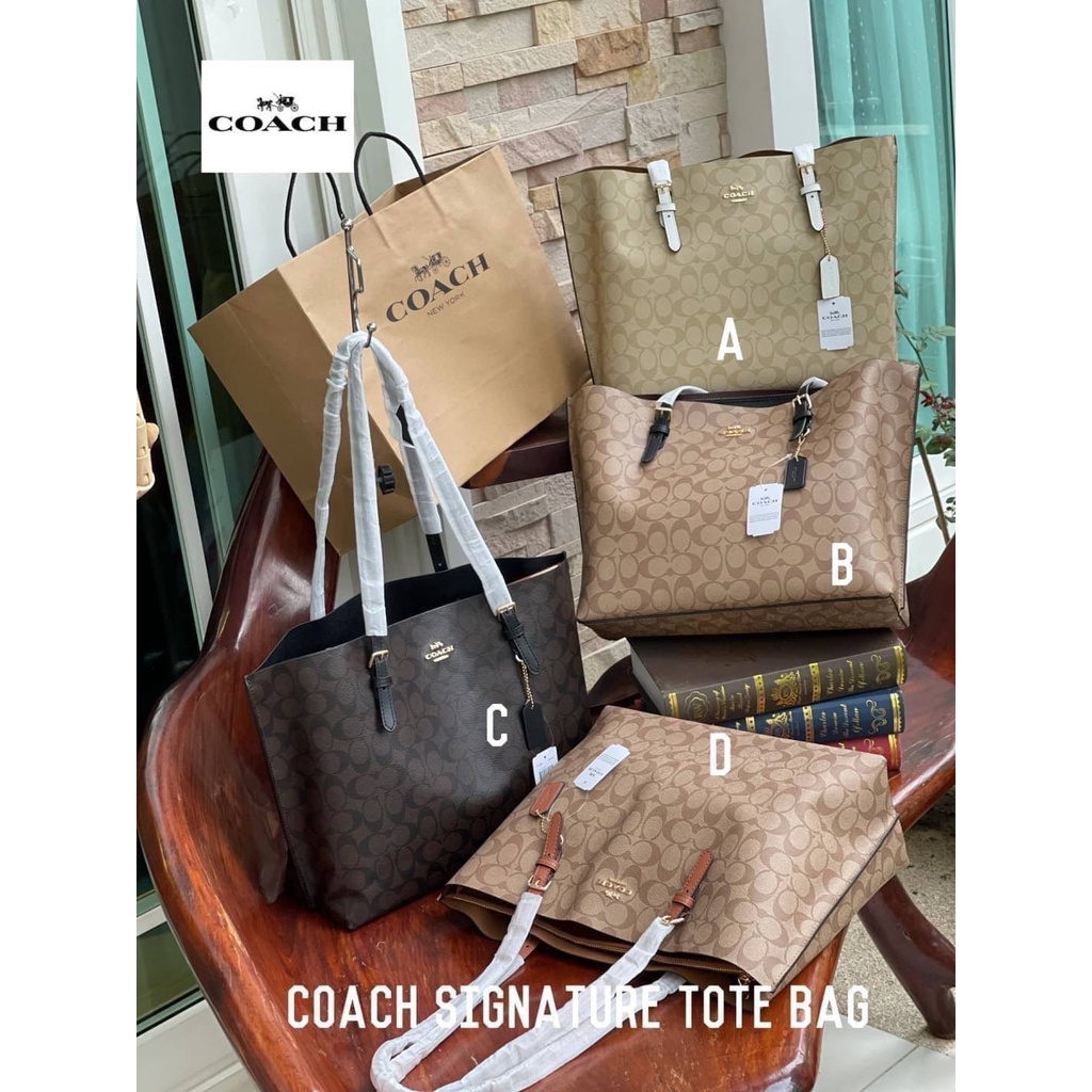 กระเป๋า-tote-bag-coach-signature-tote-bag