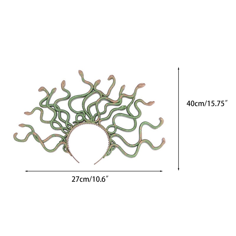 ที่คาดผม-รูปงู-เมดูซ่า-หัวโค้ง-สําหรับผู้ใหญ่-เหมาะกับงานปาร์ตี้
