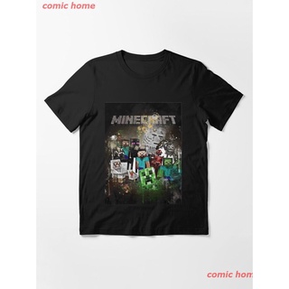 【hot sale】2022 Minecraft Art Classic Essential T-Shirt เสื้อยืด ดพิมพ์ลาย เสื้อยืดผ้าฝ้าย คอกลม cotton ความนิยม discount
