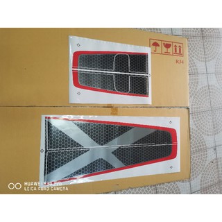 สติกเกอร์ D-Max ลายศูนย์