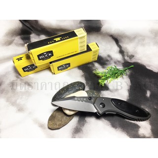 C11 มีดพับ BUCK Mini X11 Folding Knife มีดพับเล็ก สีเทาใช้งานได้เอนกประสงค์