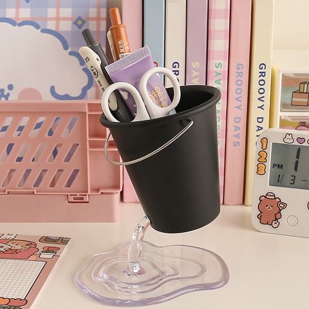 พร้อมส่ง-pen-holder-ใส่วางปากกา-ที่ใส่แปรงแต่งหน้า