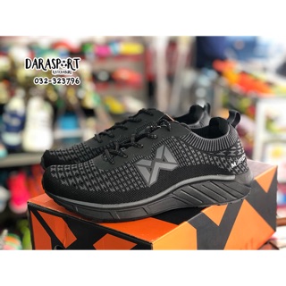 (พร้อมส่งเบอร์ 38 คู่เดียว) รองเท้าวิ่งวาริกซ์ warrix รุ่น maximum runner สีดำล้วน