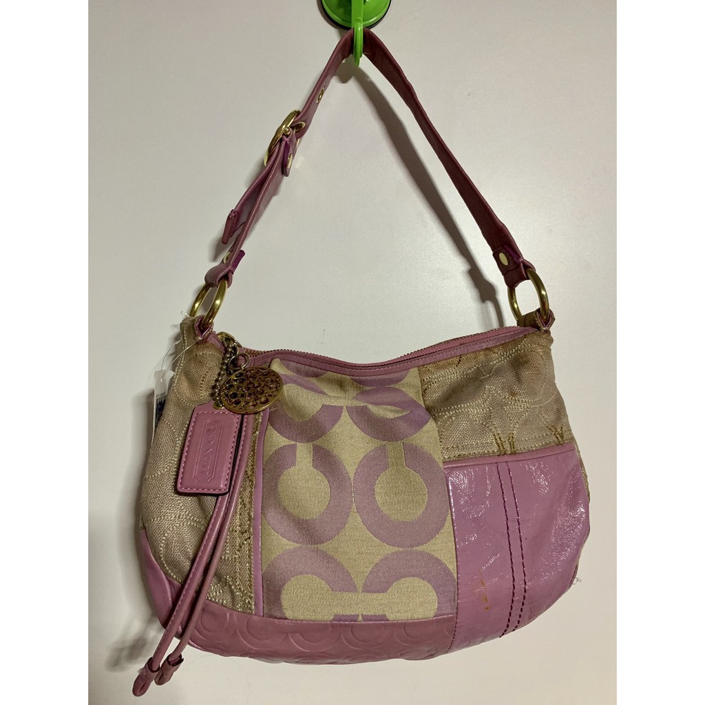 ของแท้-coach-lilac-ali-pieced-patchwork-small-hobo-กระเป่าสะพายโค้ชแท้