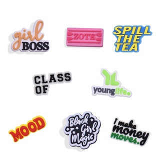 Crocs Jibbitz Pins รองเท้าแฟชั่น แต่งกระดุม