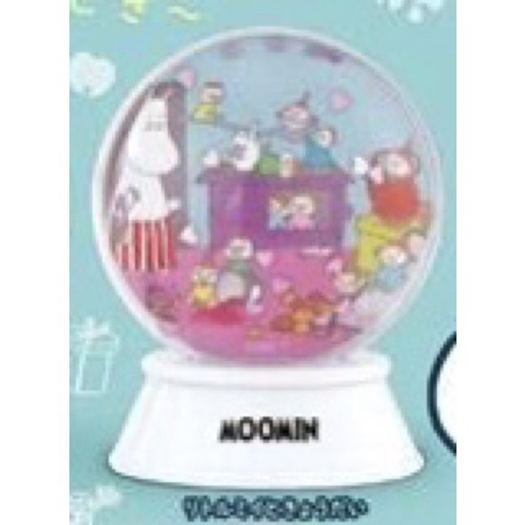 พร้อมส่ง-กาชาปองมูมินสโนว์โกล์ฟ-moomin-capsule-water-dome-ของแท้