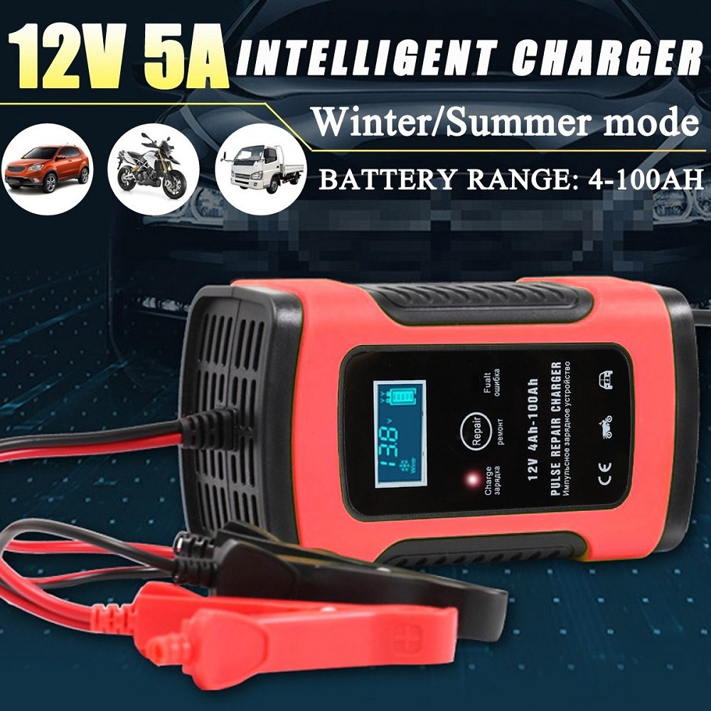 12v-5a-ที่ชาร์จแบตเตอรี่รถจักรยานยนต์