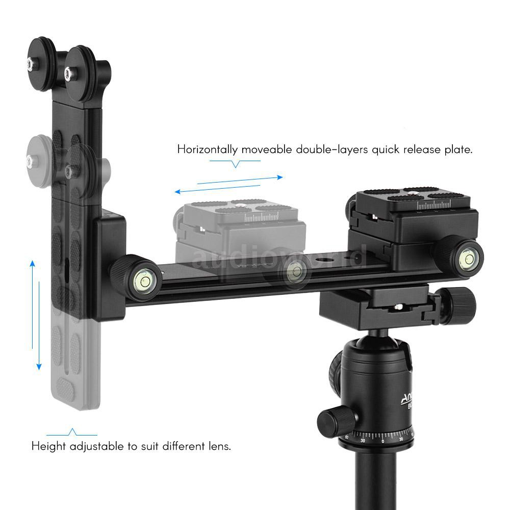 andoer-l-200-อุปกรณ์เสริมกล้องขาตั้งเลนส์กล้องแบบปรับได้