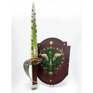 ภาพหน้าปกสินค้าดาบ-โล่ Sword Shield Triceratops (ผลิตจากวัสดุ EVA Foam) ที่เกี่ยวข้อง