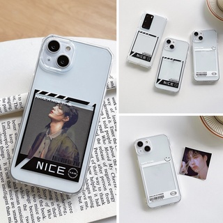 เคสโทรศัพท์มือถือแบบนิ่ม ใส พร้อมช่องใส่บัตร กรอบรูป สีขาว สําหรับ OPPO A96 A93S A36 A76 A94 A93 A74 A73 A55 A54 A53 A53s A32 A31 A15 A15s A35 A12e A3s A92s A72 A92 A52 A9 A5 2020