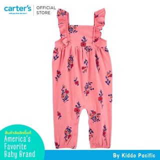Carters Jumpsuit 1Pc Pink-Floral L8 คาร์เตอร์เสื้อผ้าชุดจั๊มสูทมีลาย