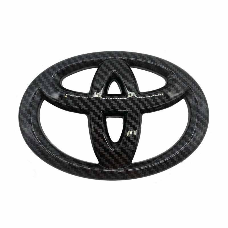 toyota-สติกเกอร์โลโก้-คาร์บอนไฟเบอร์-สําหรับติดตกแต่งพวงมาลัยรถยนต์-toyota-vios-carola-wish