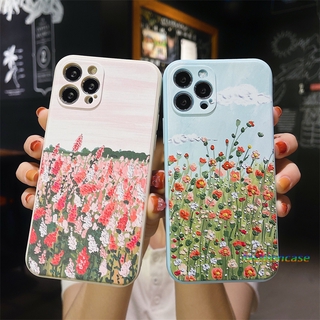 เคส OPPO A7 A5S A16 A15 A15S A54 A5 A9 A53 A33 A31 2020 A12 A16S A3S A74 A52 A72 A92 A93 A94 A1K Reno 4 5 5F 4F 4Lite 5K 5Lite OPPO F17 F19 PRO A35 A12S A11K A11 A11X Pink Lavender Liquid Cube Silicone Case For